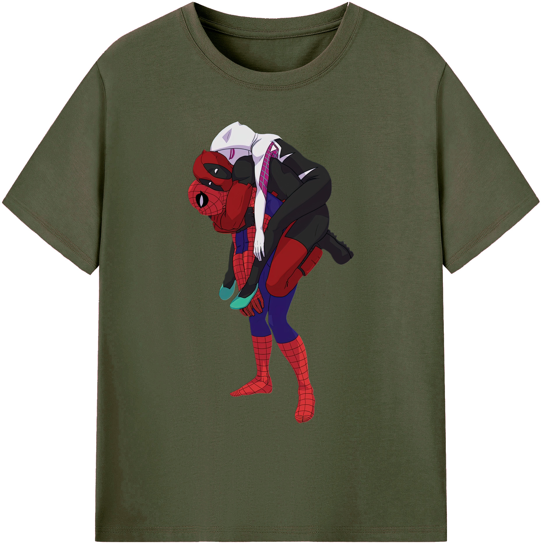（画像用） Deadpool デッドプール 綿100％ メンズ半袖Tシャツ｜肌触りやわらか＆通気性